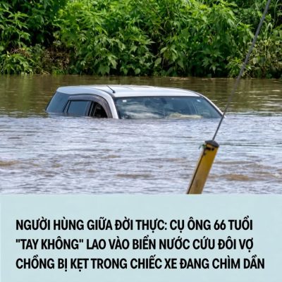 Người đàn ông 66 tuổi dũng cảm cứu sống đôi vợ chồng mắc kẹt trong lũ ở khu vực ngập lụt tại Chiba