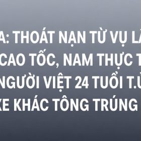 Nam thực tập sinh Việt tử vong trên cao tốc Nhật Bản sau vụ lật xe